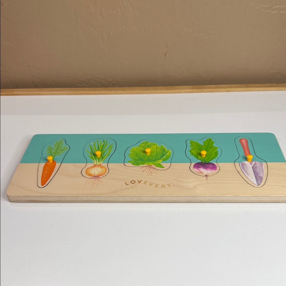 Lovevery Wooden Vegetable Puzzle for Kids